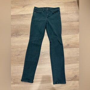 Joe’s Jeans green skinny visionare sz 28.